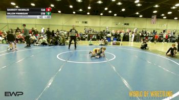 43 lbs 7th Place - Barrett Mamalis, Team Danger 9U vs Dillon Finnegan, Storm 9U