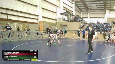 101 lbs Champ. Round 1 - Sawyer Sage, Idaho vs Taegan Leavitt, Utah