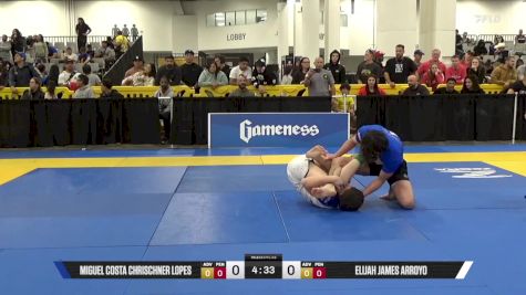 ELIJAH JAMES ARROYO vs Miguel Costa Chrischner Lopes 2025 World IBJJF Jiu-Jitsu No-Gi Championship