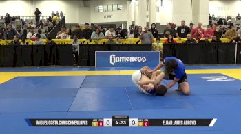 ELIJAH JAMES ARROYO vs Miguel Costa Chrischner Lopes 2025 World IBJJF Jiu-Jitsu No-Gi Championship
