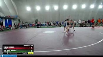 123 lbs Cons. Round 1 - Michael Kenney, Unattached vs Neal Mosier, DELTA