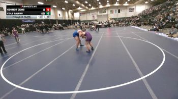 285 lbs Finals (8 Team) - Cole Salpas, Grand Island vs Connor Dews, Lincoln East