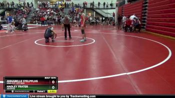 145 lbs Semifinal - Annabelle Stelpflug, Iowa City, City High vs Hadley Frater, Anamosa