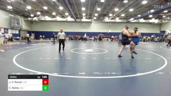 285 lbs Quarterfinal - Jason Canavan-Dwyer, Southern Maine vs Cameron Bailey, Johnson & Wales