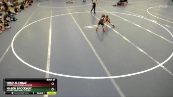 Cons. Round 1 - Cruz Alcaraz, Forest Lake Wrestling Club vs Mason Brockway, Summit Wrestling Academy