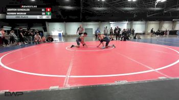 140 lbs 2nd Place - Ashton Gonzales, All American Wrestling vs Korbin Ingram, Shelton Wrestling Academy