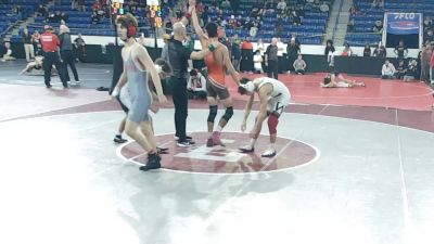 138 lbs Quarterfinal - Jude Grammatico, Fairfield Warde vs Jack Sauer, Franklin