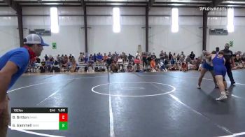 182 lbs Semifinal - Branson Britten, Omada Kitrinos vs Griffin Gammell, Sebolt