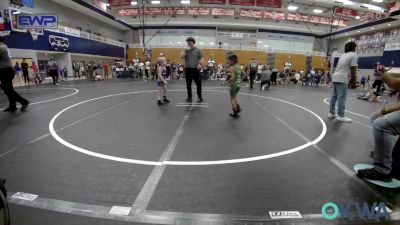 49 lbs Semifinal - Jose Rosas Jr., OKC Saints Wrestling vs Mason Gregory, Choctaw Ironman Youth Wrestling