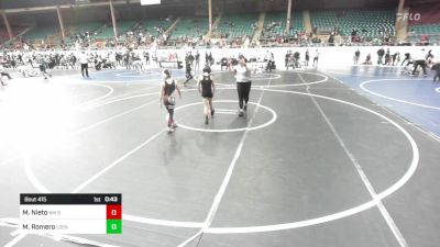 77 lbs Consolation - Mason Nieto, NM Beast vs Michael Romero, Lockjaw WC