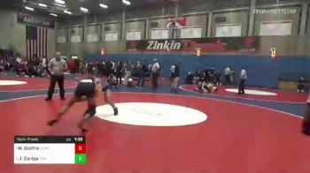139 lbs Semifinal - Michael Gioffre, Buchanan vs Jermiah Zuniga, Toppenish