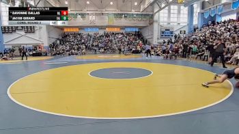 144 lbs Cons. Round 2 - Jacob Girard, Salesianum vs Davonne Dallas, Milford Senior