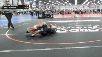120 lbs Round Of 16 - Preston Waughtel, IL vs Gable Hargrove, GA