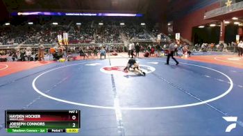 3A-132 lbs Cons. Round 2 - Joeseph Connors, Buffalo vs Hayden Hocker, Wheatland