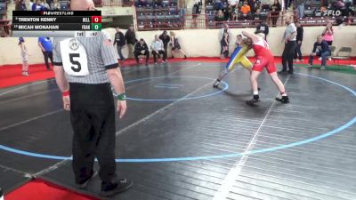 160_B lbs Consi Of 16 #2 - Trenton Kenny, Belle Vernon vs Micah Monahan, Franklin Regional