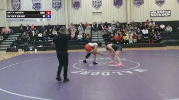 207 lbs Skyler Bruno, Waldorf University vs Aniya Herbin, Minot State
