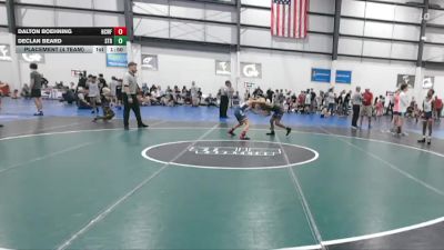 90 lbs Placement (4 Team) - Dalton Boehning, NORTH CAROLINA WRESTLING FACTORY vs Declan Beard, STAUNTON REAPER