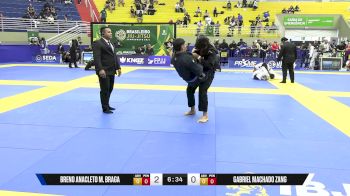 Gabriel Machado Zang vs Breno Anacleto M. Braga 2025 Brasileiro Jiu-Jitsu IBJJF