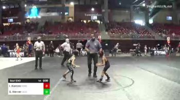 43 lbs 5th Place - Isaiah Alarcon, Pomona Elite vs Grayson Werner, Nebraska Wr Ac