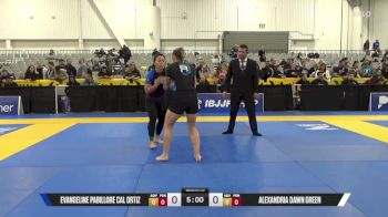 Alexandria Dawn Green vs Evangeline Pabillore Cal Ortiz 2025 World IBJJF Jiu-Jitsu No-Gi Championship
