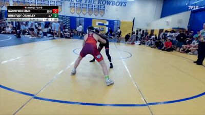 126 lbs Champ Round 1 (16 Team) - Kaleb Williams, Alpha Dogs vs Brentley Crawley, Alpha WC