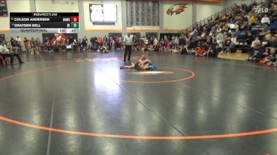 54 lbs Quarterfinal - Graysen Bell, DC Elite vs Colson Andersen, Big Game Wrestling Club