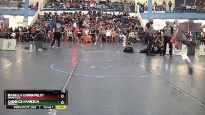 138 lbs Cons. Round 3 - Cadence Hamilton, Meridian vs Isabella Dierenfeldt, Idaho Falls