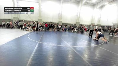 116 lbs Champ. Round 1 - Laker Nau Rarick, Westlake vs Mercedez Blackham, Sanpete Girls Wrestling Club