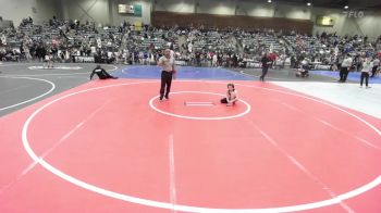 78 lbs Consi Of 8 #2 - Addison Carrion, Douglas County Grapplers vs James McAdams, Willits Grappling Pack