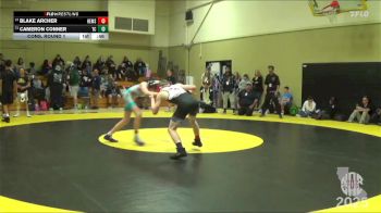 108 lbs Cons. Round 1 - Blake Archer, Harriet Eddy Middle School vs Cameron Conner, The Club