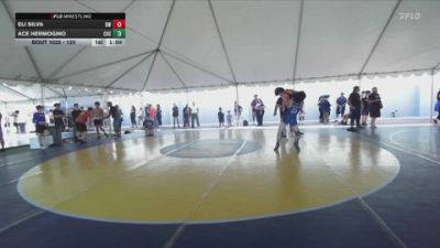 120 lbs Champ. Round 1 - Ace Hermogino, Chaparral High School vs Eli Silva, Braveheart WC