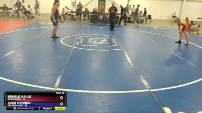 187 lbs Round 3 (8 Team) - Kemble Maule, Washington vs Cash Mannon, Oklahoma Red