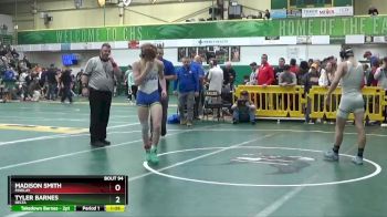 120 lbs Champ. Round 2 - Madison Smith, FINDLAY vs Tyler Barnes, DELTA