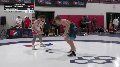 97 kg 1st Place Match - Garett Kawczynski, Askren Wrestling Academy vs Cason Howle, Wolfpack RTC