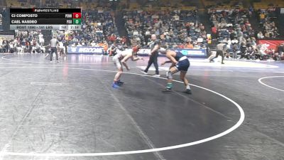 141 lbs Round Of 32 - Cj Composto, Penn vs Cael Nasdeo, Penn State