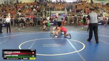 128 lbs 5th Place Match - Greyson Clemens, Jv Warriors vs Carder Napper, LHS