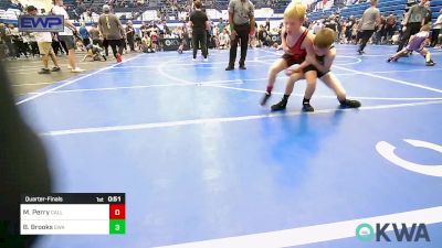 67 lbs Quarterfinal - Maddox Perry, Carl Albert vs Brett Brooks, Shelton Wrestling Academy