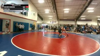 285 lbs Semifinal - Sam Hill, Thunder Basin High School vs Kolter Osborn, Natrona County