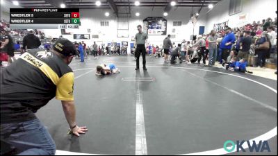 45 lbs Consolation - Kruze Gannon, Lions Wrestling Academy vs Malakai King, OKC Saints Wrestling