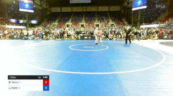 132 lbs Cons 64 #1 - Braydnn Terry, Wyoming vs Jacob Kiehl, Ohio