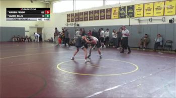 149 lbs Cons. Round 4 - Kaden Pryor, Cuesta College vs Jaden Ellis, Shasta College