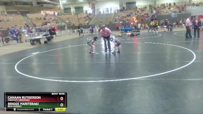 55 lbs Quarterfinal - Canaan Rutgerson, Wildcats Wrestling vs Briggs Mariteragi, Iron Knights