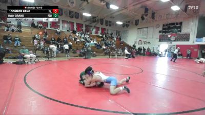 138 lbs Cons. Semi - Kao Grand, Poway vs Connor Kang, Palisades