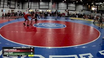 126 lbs Cons. Round 5 - Cole Hunt, Eastern Carolina Wrestling Academy vs Chris Castillo, Ocean Lakes Wrestling Club