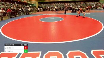 132 lbs Consi Of 64 #2 - Jacob Smith, Newberg vs Joshua Perez, De La Salle