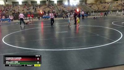 80 lbs Round 3 - William Orr, Stars Wrestling Club vs Cannon Kaeser, Rabbit Wrestling Club