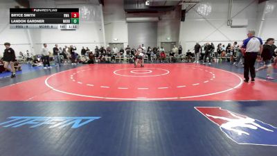 84 lbs Rr Rnd 2 - Bryce Smith, RWA Black MS vs Landon Gardner, Morris Fitness Black MS