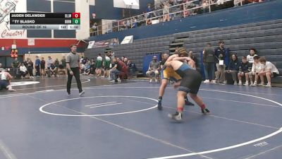 215 lbs Round Of 16 - Jaiden DeLawder, Ellwood City vs Ty Blasko, Derry Area