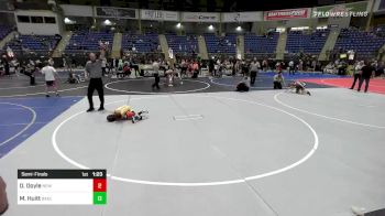 61 lbs Semifinal - DeShawn Doyle, New Mexico Bad Boyz vs Mason Huitt, Badlands Elite