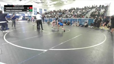 105 lbs Semifinal - Tessa Fortenbaugh, Canyon (Anaheim) vs Audrianna Rodriguez Romero, Citrus Hill